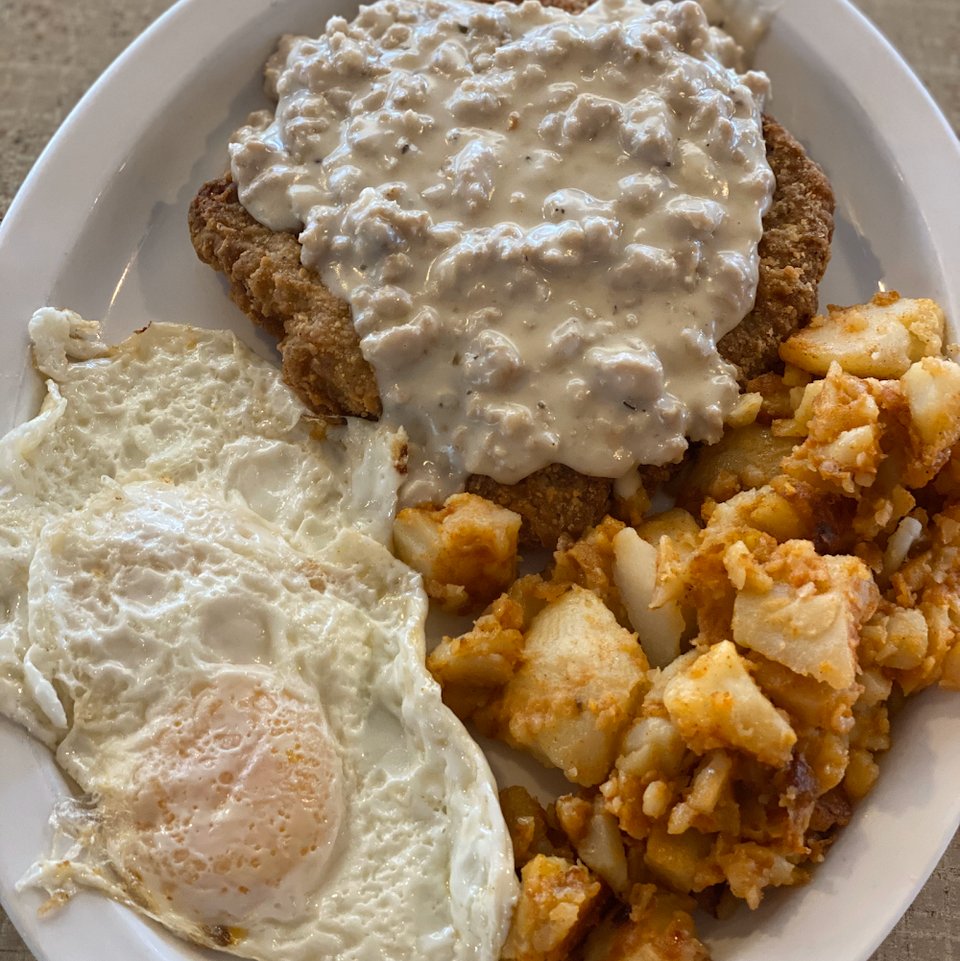 Country Fried Steak with Sausage Gravy