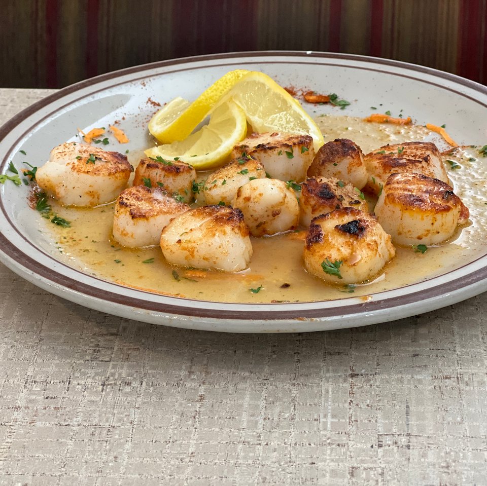 Broiled Scallops